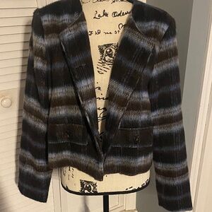 Vici Multicolor Striped Blazer
